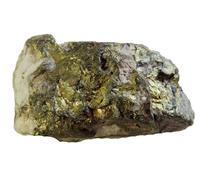 Pierre naturelle de pyrite, minéral brut de mines d'émeraudes colombiennes, cristal doré, spécimen géologique de collection, 3-5 cm, texture brillante