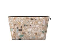 Pierre Naturelle Terrazzo, Trousse de Toilette Trousse de Maquillage Sac à cosmétiques Trousse de Toilette de Voyage Portable