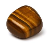 Pierre Oeil de Tigre Naturelle Roulée 2 à 3 cm, Lithothérapie Protection, Force et Ancrage, Guide Oeil de Tigre Inclus, Chakra Racine et Plexus, Collection Minéraux Bien-Être - 1 Unité