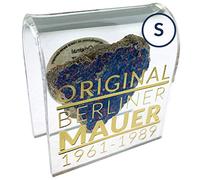 PIERRE ORIGINALE DU MUR DE Berlin | pièce authentique avec certificat d'authenticité | faite à la main directement de la manufacture berlinoise