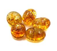 Pierre ovale en citrine pré-énergisée en cristal naturel certifié de qualité supérieure pour renforcer l'endurance, purification des toxines, améliorer la circulation sanguine et l'immunité Feng Shui