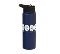 Pierre, papier, ciseaux - Scie à table - Charpentier marrant Stainless Steel Insulated Water Bottle