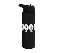 Pierre, papier, ciseaux - Scie à table - Charpentier marrant Stainless Steel Insulated Water Bottle