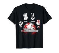 Pierre Papier Ciseaux Table scie drôle Charpentier Travail T-Shirt Graphique avec Valeur, Homme, Noir, S