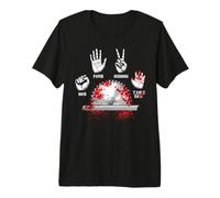 Pierre Papier Ciseaux Table scie drôle Charpentier Travail T-Shirt Haut de Gamme