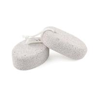 Pierre Pédicure pour Pieds, Éliminateur de Callosités, 3 Pièces Beige | Surface Rugueuse mais Non Coupante, Bord Arrondi et Cordon Solide, pour Talons Lisses