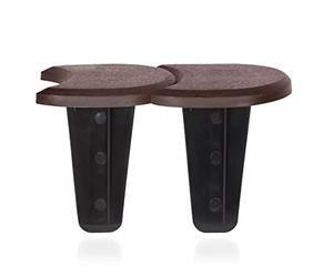 Pierre plate pallisada, dimensions (mm) 3834x94x115 / 12, couleur marron