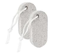 Pierre Ponce - 2 pièces Pumice pour pieds et mains | Massage de durabilité des pieds de dissolution naturelle pour talons exfoliés avec paumes et coudes adultes