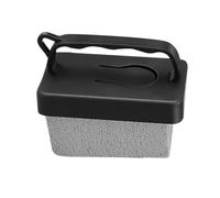 Pierre ponce de piscine portable avec poignée pour le nettoyage des carreaux de piscine, noir/blanc, pierre de remplacement pour l'entretien du bloc de piscine