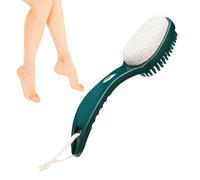 Pierre ponce de soin 2 en 1 : brosse exfoliante pour, outil pour enlever les callosités, gestion de l'espace | Accessoire de bain doux pour doux et lisse, traitement sp
