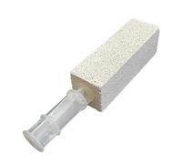 Pierre ponce - Nettoyant pour cuvette de toilettes - Pierre ponce pour toilettes - Nettoyage des anneaux d'eau dure - Stick de feuilles de pierre ponce - Anti-rayures - Nettoyant puissant et lourd