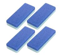 Pierre Ponce Pieds - Kit Quatre Pièces Exfoliante Éliminant Peaux Mortes, Éponge Nettoyante Adoucissante | Soin Cuticules Bain Douche Usage Quotidien Maison Salle Beauté