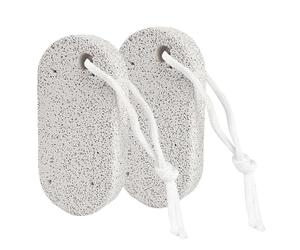 Pierre Ponce Pour Les Pieds 2 Pièces d'Accessoires de Pédicure | Gommage Talons en Pierre Ponce Pour Soins À La Maison Sportifs Danseurs Spa Salon Amateurs De