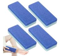 Pierre Ponce Pour Les Pieds - Kit de 4 Pierres Ponce Élimination des Peaux Mortes,Accessoire de Soin Adoucissant Peau Morte Dure pour Talons Utilisation Quotidienne Douche