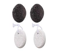 Pierre Ponce pour Pieds | 4 Exfoliants Volcaniques Naturels pour Peaux Mortes - Outil de Pédicure Exfoliant | Pour pédicure, spa, maison, douche, nettoyage profond, mains, femmes, hommes