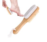 Pierre ponce pour pieds - Brosse à pieds de douche - Pierre ponce pour pieds en - Pierre ponce pour pieds - Double fonction - Pierre ponce P