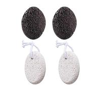 Pierre ponce pour pieds, épurateur volcanique naturel de 4 pièces | Foot PumicPierre ponce naturelle - Volcas de 4 pièces | Pour nettoyage en profondeur mains spa maison douche salle de bain toilettes