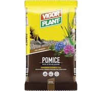 Pierre ponce volcanique 20 l | Granulométrie 8-14 mm | Inerte naturelle pour plantes, drainage du terre, aération des racines, pots, jardinières, parterres et paillis décoratif