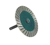 Pierre pour disque à graver pour granit, béton et surfaces de maçonnerie, construite pour meuleuses droites avec système de montage à pince de 6 mm (6 x 60)