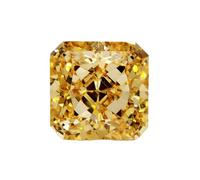 Pierre précieuse carrée en vrac de 1 carat avec coupe 4K pour la conception de bijoux, 10x10mm, Moissanite