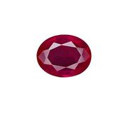 Pierre précieuse certifiée non chauffée non traitée 5,25 Ratti 4,32 carats de qualité A+ - Rubis naturel Manik pour homme et femme - AMZ14596, taille S, pierre précieuse, Small, Gemme