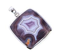 Pierre précieuse d'agate de passion violette 925 pendentif en argent sterling merveilleux bijoux faits à la main, cadeau pour elle FSJ-5667
