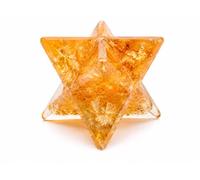 Pierre précieuse de guérison Prajet Orgone Merkaba pour l'équilibre énergétique, la méditation et l'alignement des chakras (Citrine)