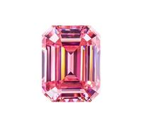 Pierre précieuse en moissanite de 0,5 à 3 carats - 8 cœurs - 8 flèches - Testeur de diamant pour bijoux fins - Matériau de bague, D-VVS1-3ct-GRA, Moissanite