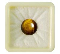 Pierre précieuse en vrac calibrée de 55 carats, œil de tigre, forme ronde, cabochon de guérison des chakras, astronomie et astrologie, fabrication de bijoux, pierre précieuse de dix carats