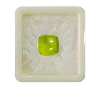 Pierre précieuse en vrac de préhnite naturelle calibrée de 55 carats, forme coussin carré, guérison des chakras, cabochon, pierre de naissance, fabrication de bijoux, pierre précieuse de 8 carats