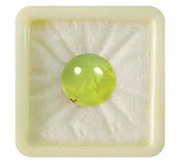 Pierre précieuse en vrac de préhnite naturelle calibrée de 55 carats, forme ronde, cabochon de guérison des chakras, pierre de naissance, fabrication de bijoux, pierre précieuse de 5 carats