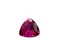 Pierre précieuse en vrac pierre rouge rubis pierre de sang de pigeon 6-8MM sagesse et pierre gardienne collier bague bijoux bricolage fabrication de perles-triangle-1 pièces