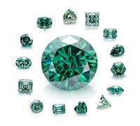 Pierre précieuse moissanite en forme de cœur de 0,5 à 5 carats pour la conception et l'artisanat de bijoux fins, Princess 1ct 5.5MM, Moissanite