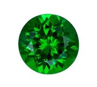 Pierre précieuse naturelle de 6,50 carats en oxyde de zirconium vert certifié AA 5S5F)