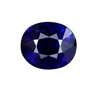 Pierre précieuse naturelle Neelam certifiée 3,25 Ratti Blue Sapphire avec certificat de laboratoire Pierre précieuse naturelle Aa qualité Rashi Ratna-B0752ZQ4MRNAMZ