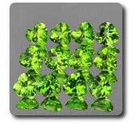 Pierre précieuse - Péridot - 0.54 cts - 5 mm - IF-VVS1 - Naturel - Pakistan