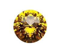Pierre précieuse ronde en oxyde de zirconium taille empire pour loisirs créatifs et fabrication de bijoux, 8.0mm, Moissanite