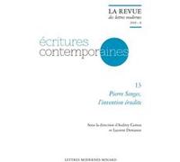Pierre Senges, l'invention érudite Collectif (Auteur), Laurent Demanze (Direction), Patrick Marot (Direction), Philippe Antoine (Direction), Christian Chelebourg (Direction), Julien Roumette (Directio
