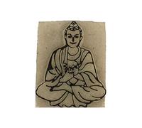 Pierre Tatouage Temporaire Ephémère Magic Tattoo BUDHA 4,5cm x 2,5 cm