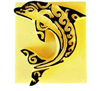 Pierre Tatouage Temporaire Ephémère Magic Tattoo- Dauphin Maori (Pierre à tatouer seule sans l'encreur et la recharge 20 ml disponible sur Amazon Magic Tattoo)