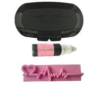 Pierre Tatouage Temporaire Ephémère Magic Tattoo- Encre 20 ml +Encreur XXL + ELECTRO CARDIO COEUR 7 CM X 2 CM