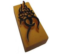 Pierre Tatouage Temporaire Ephémère Magic Tattoo Fleur De Lotus 6,5 cm x 2,5 cm (pierre seule sans kit encreur recharge 20 ml+encreur disponible sur amazon magic tattoo)