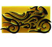 Pierre Tatouage Temporaire Ephémère Magic Tattoo: Moto 5,5 CM x 3-cm (pierre seule sans kit encreur recharge 20 ml+encreur disponible sur amazon magic tattoo)