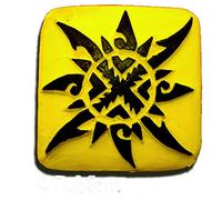 Pierre Tatouage Temporaire Ephémère Magic Tattoo Soleil 4,5 cm x 4,5-cm (pierre seule sans Encre de tatouage temporaire 20ml + encreur xxl Magic Tattoo qui est disponible sur amazon magic tattoo)