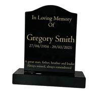 Pierre tombale commémorative en granit de qualité supérieure - Petite taille