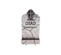 Generique Pierre tombale Couple mort – Polystyrène 53 cm – Gris – 22258