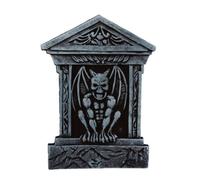 PIERRE TOMBALE GARGOUILLE DÉCO POLYSTYRÈNE 52X35CM Noir - DECORATION DE FETE HALLOWEEN