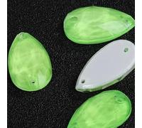 pierres à coudre, Strass à dos plat, lot de 12, 20 ou 28 pièces, en forme goutte, verre, brillant, for robes, vêtements, perles coudre, for travaux manuels(Green,13x22mm 20pcs)