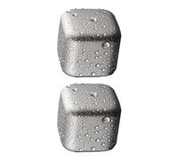 Pierres à glace en acier 3 pièces, refroidisseurs de boissons réutilisables sans pour Cocktails et Cubes de refroidissement en métal pour le vin