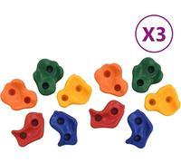 Pierres à grimper 30 pcs. PE multicolore